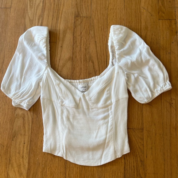 Wilfred white cropped top size 2XS - Picture 2 of 4